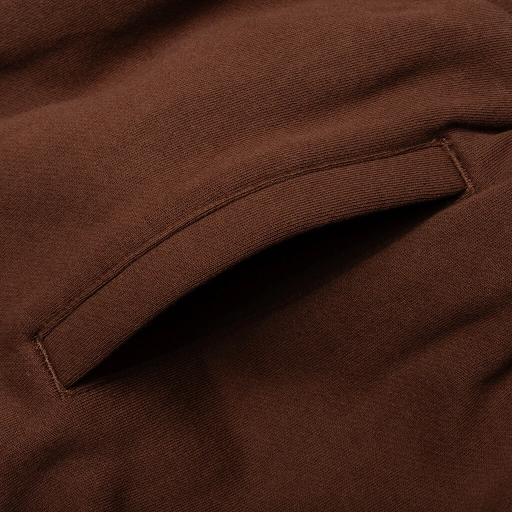 Apple Logo Sweatpant - Chocolate - Image 4