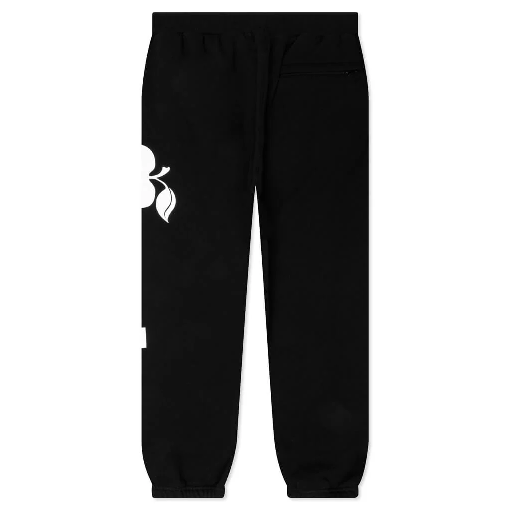 Apple Logo Sweatpant - Washed Black - Image 2