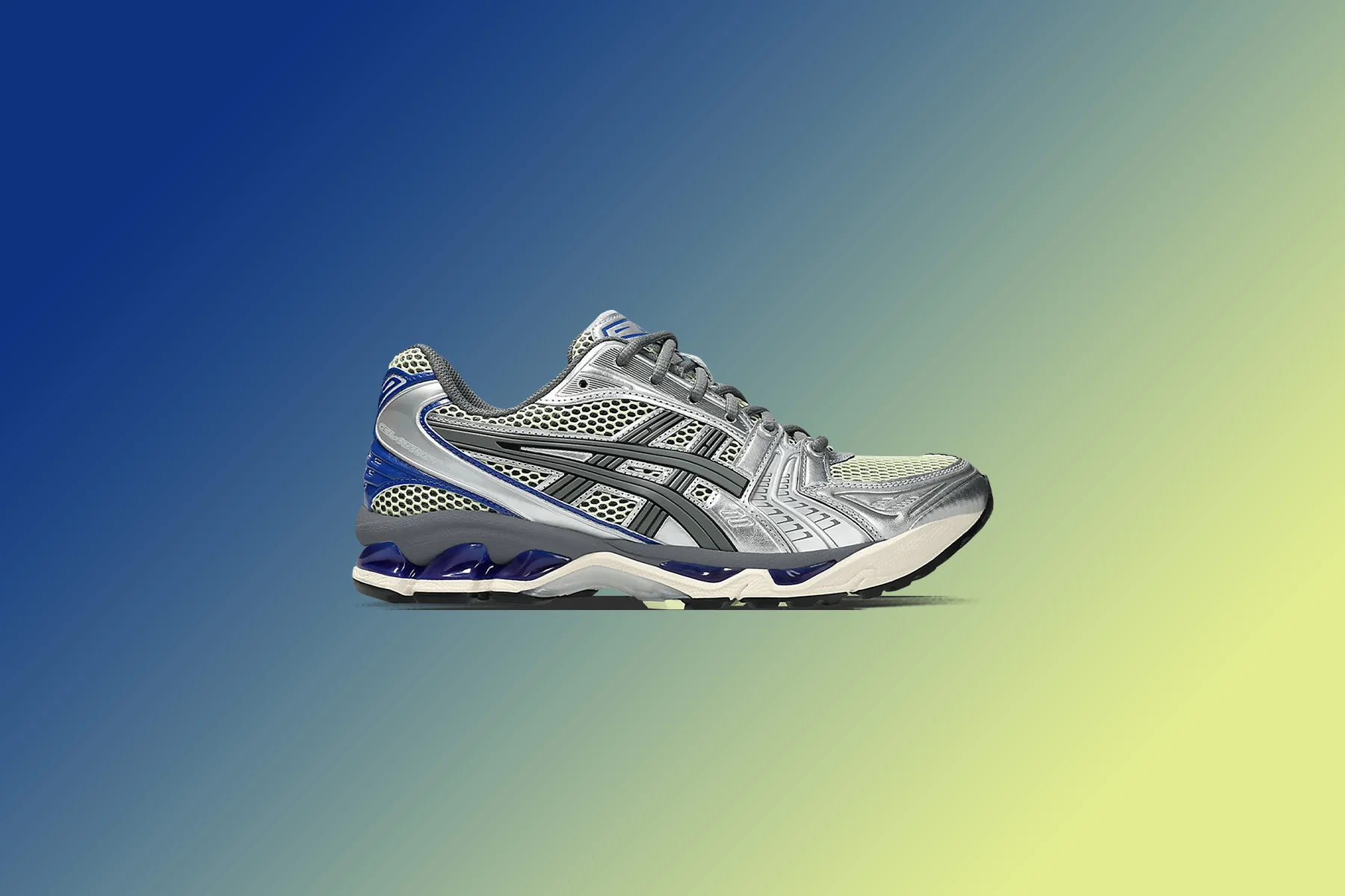Gel-Kayano 14 - Soft Yellow/Asics Blue - Image 5