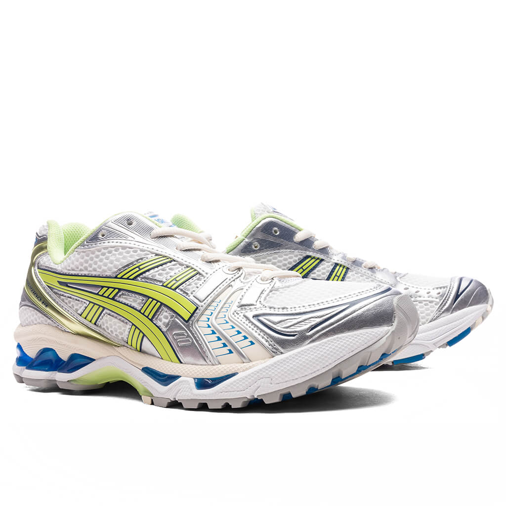 Gel-Kayano 14 - White/Lime Green - Image 2