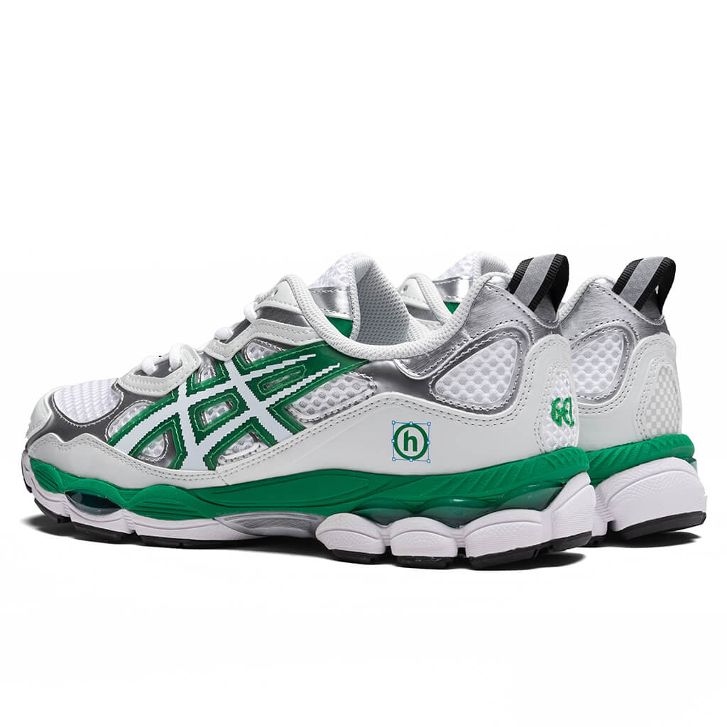 Asics x Hidden NY Gel-NYC - White/Jolly Green - Image 3