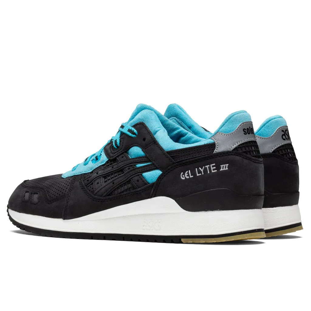 Asics x Solebox Gel-Lyte III 'Blue Carpenter Bee' - Black/Blue (DNML) - Image 3