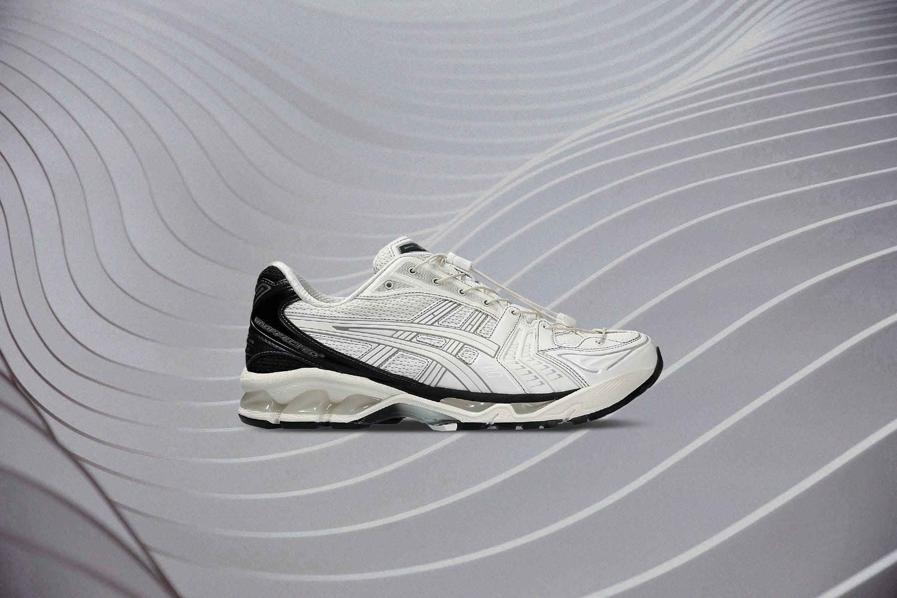 Asics x Unaffected Gel-Kayano 14 - Bright White/Jet Black - Image 5