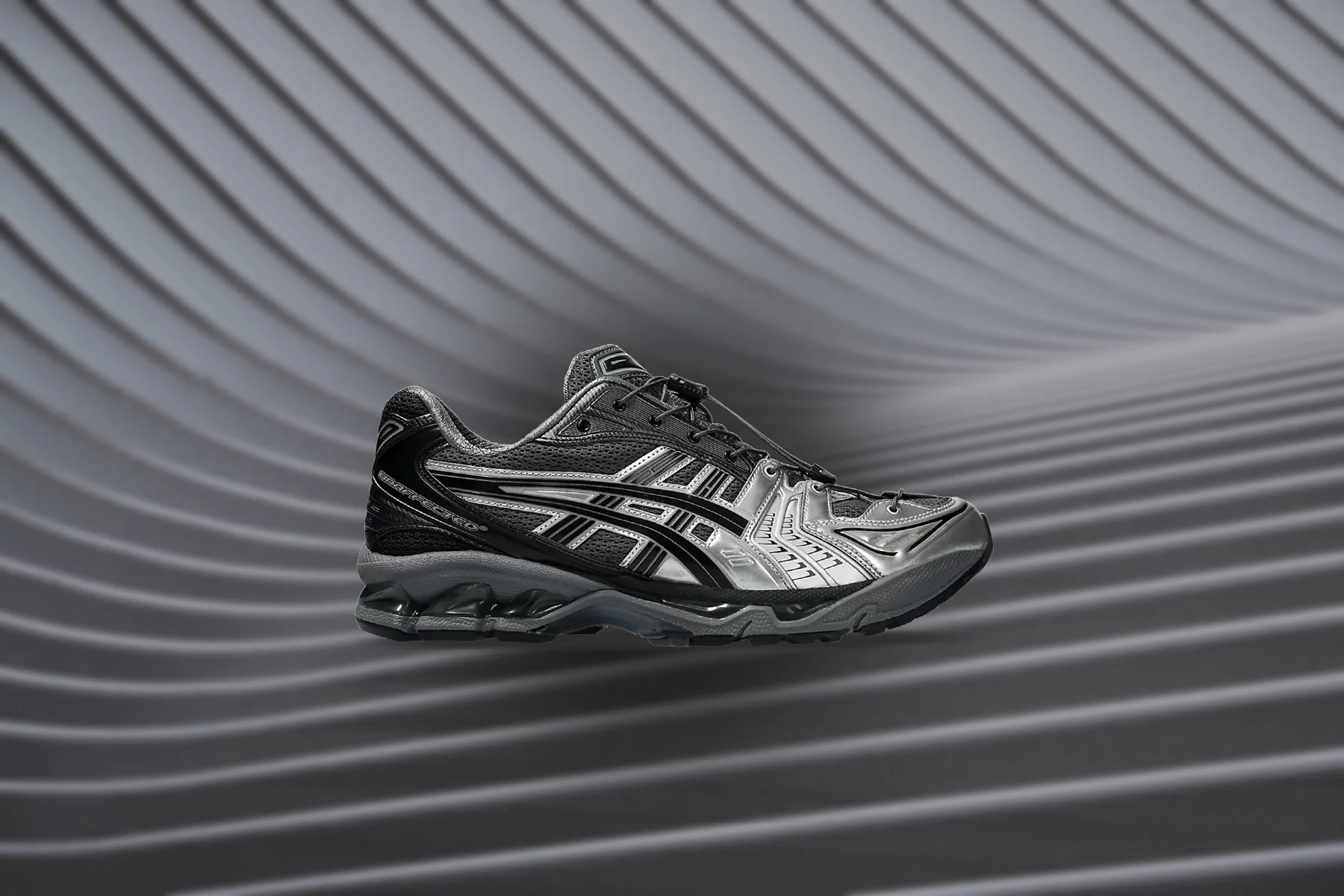 Asics x Unaffected Gel-Kayano 14 - Dark Shadow/Pure Silver - Image 5