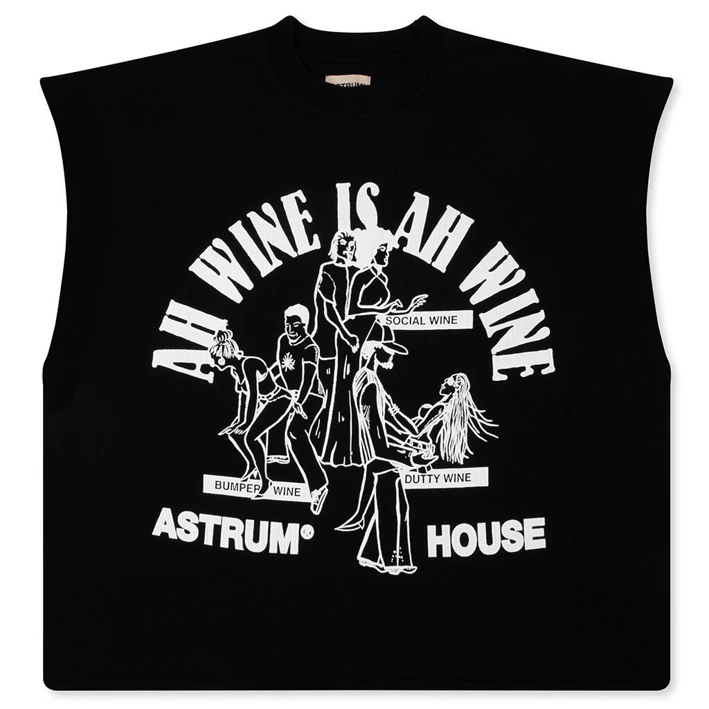AH Wine Tee - Black
