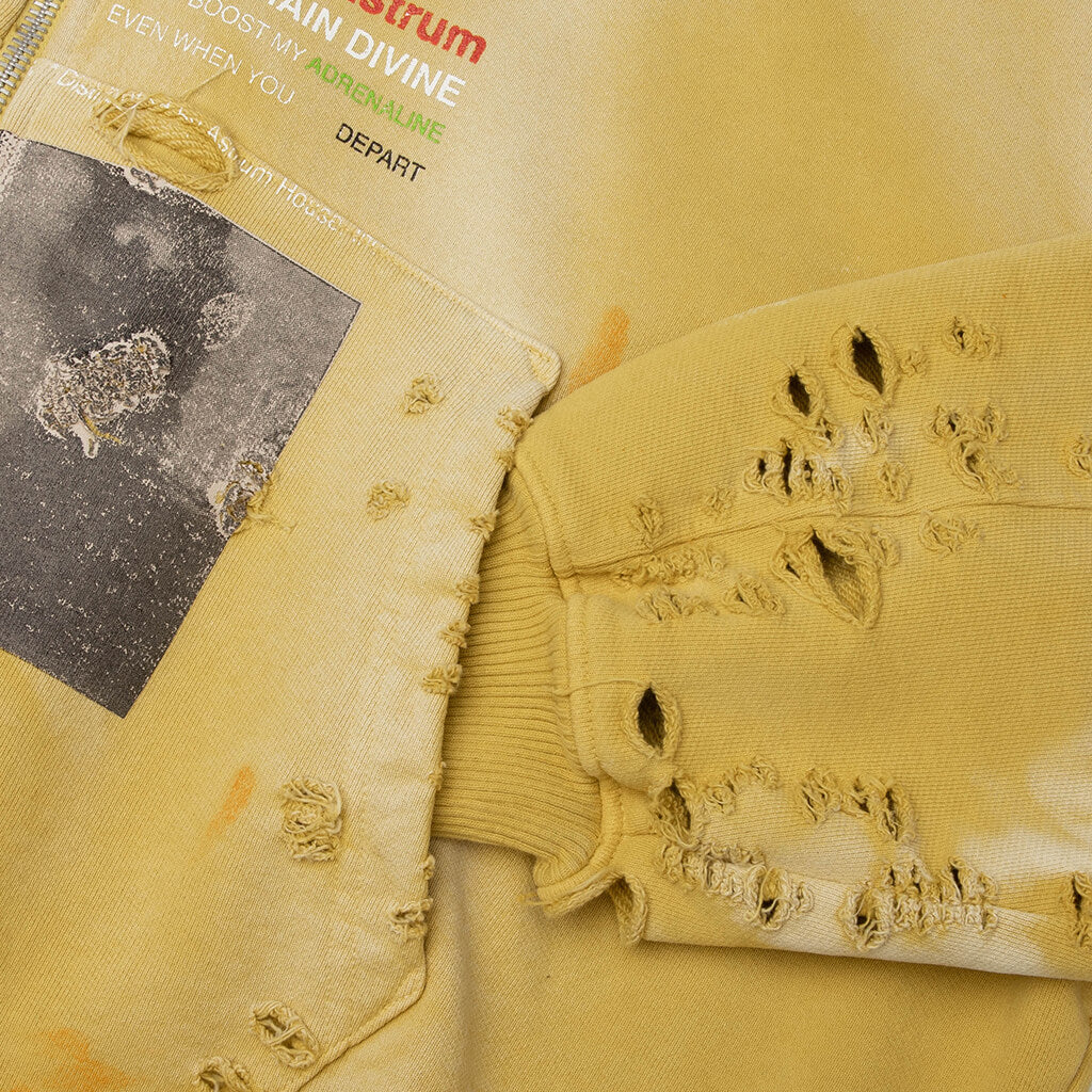 TFU Zip Hoodie - Yellow - Image 4