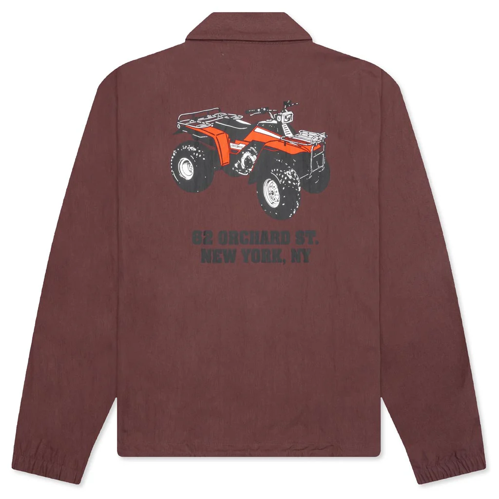 4 Wheeler Coaches Jacket - Brown - Image 2