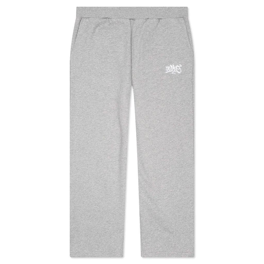 All City Open Hem Sweatpants - Heather Grey