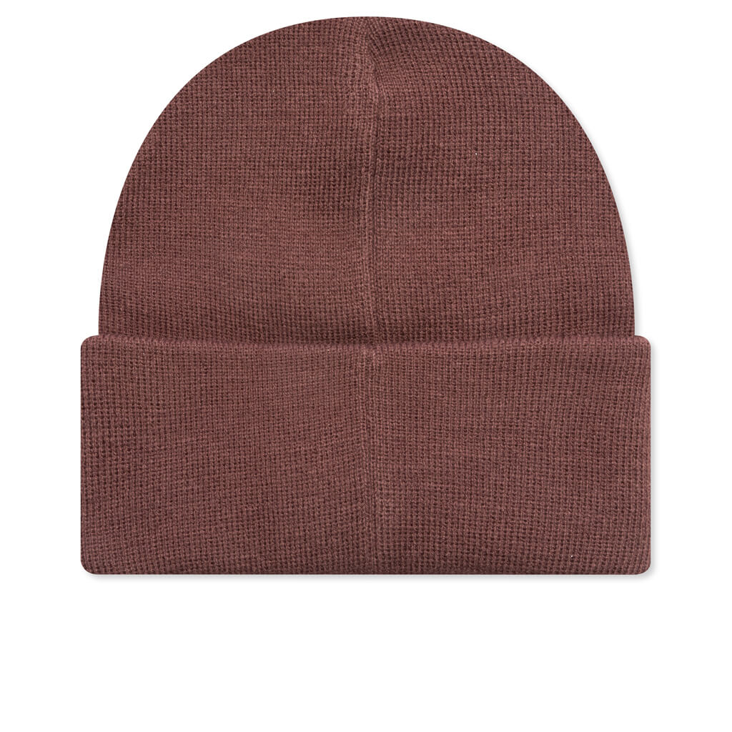 Awake Script Logo Beanie - Brown - Image 2