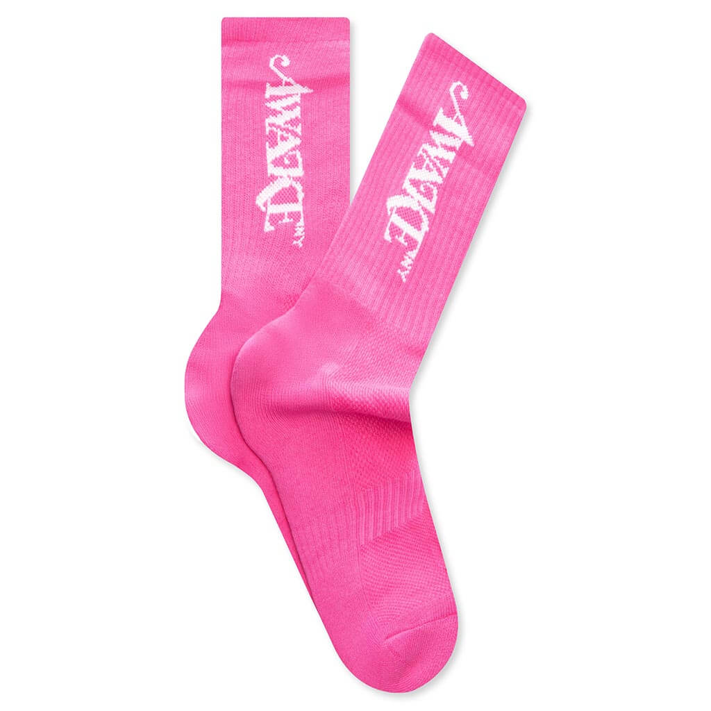 Classic Logo Socks - Pink