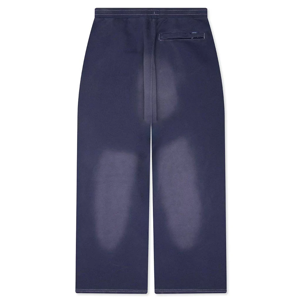 Collegiate Open Hem Sweatpant - Navy - Image 2