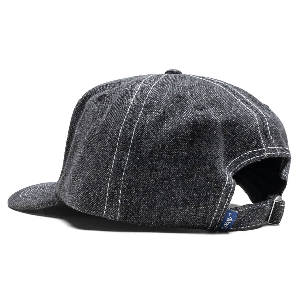 Crown Logo Denim Hat - Black - Image 4
