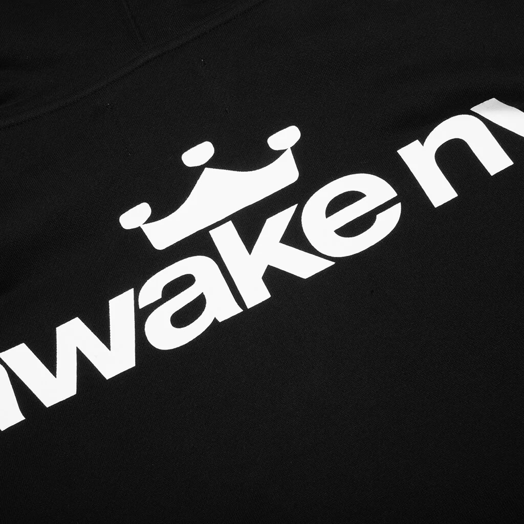 Crown Logo Full-Zip Hoodie - Black - Image 5