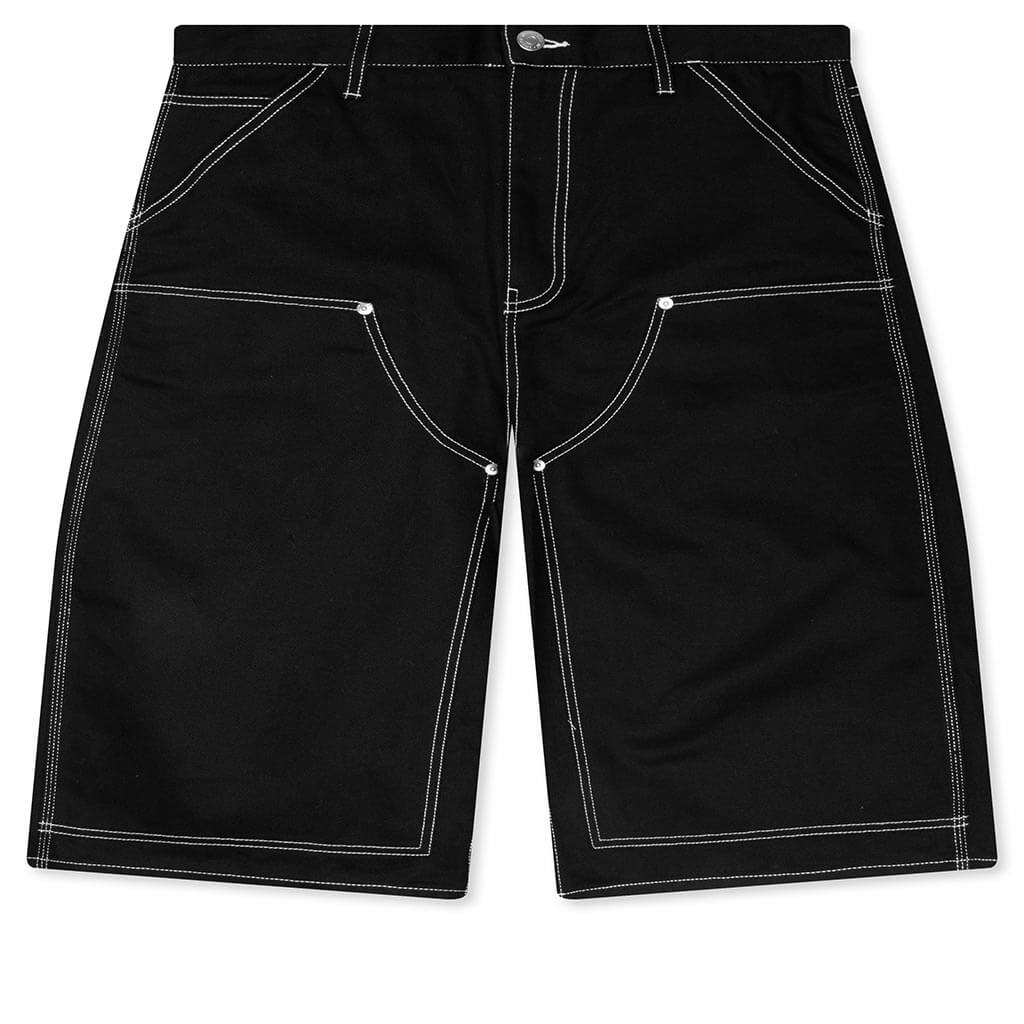 Double Knee Jort - Black