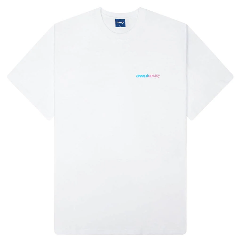 Gradient Sport Tee - White