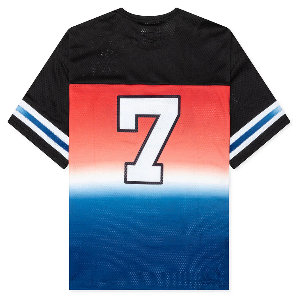 Mesh Football Jersey - Black Multi - Image 2