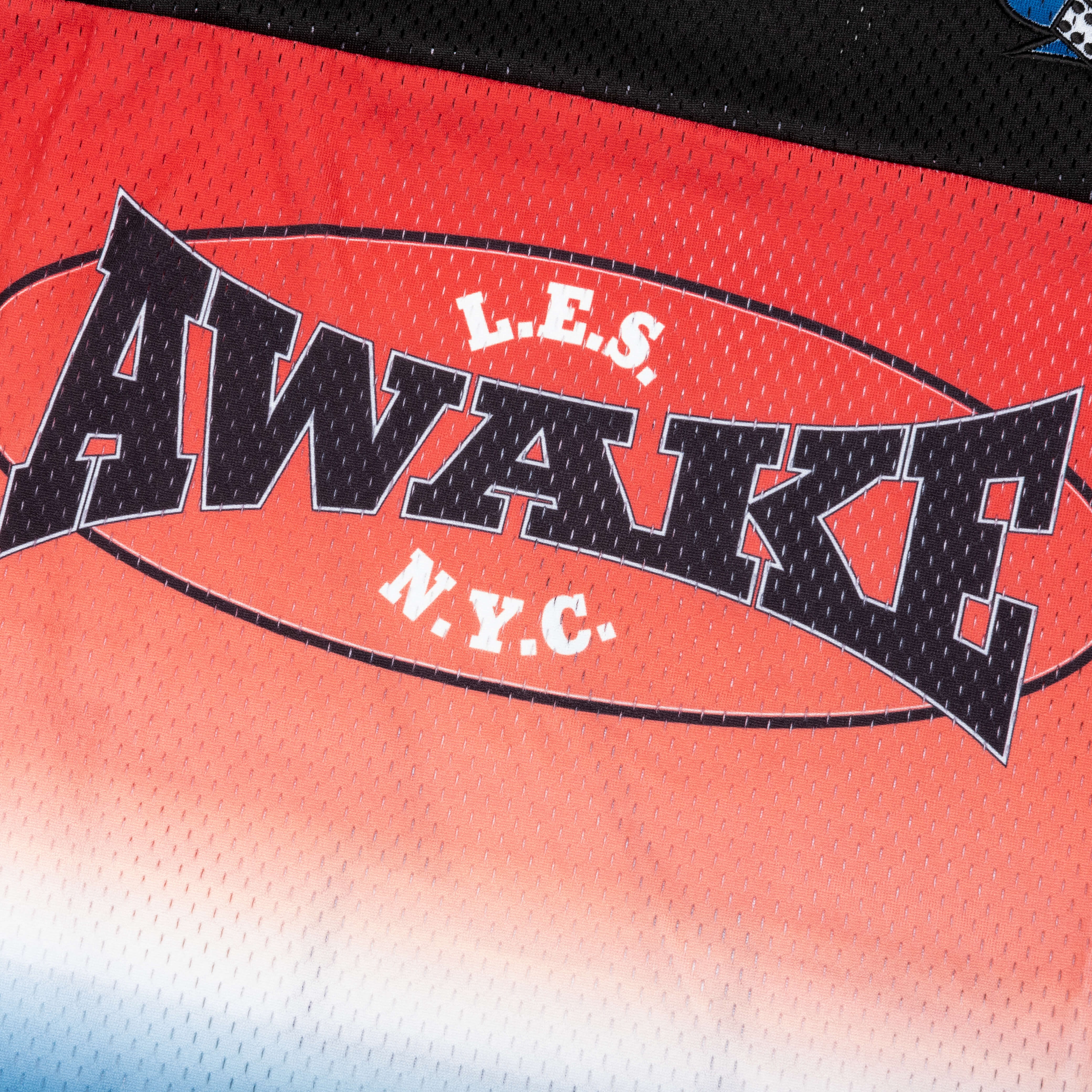 Mesh Football Jersey - Black Multi - Image 3
