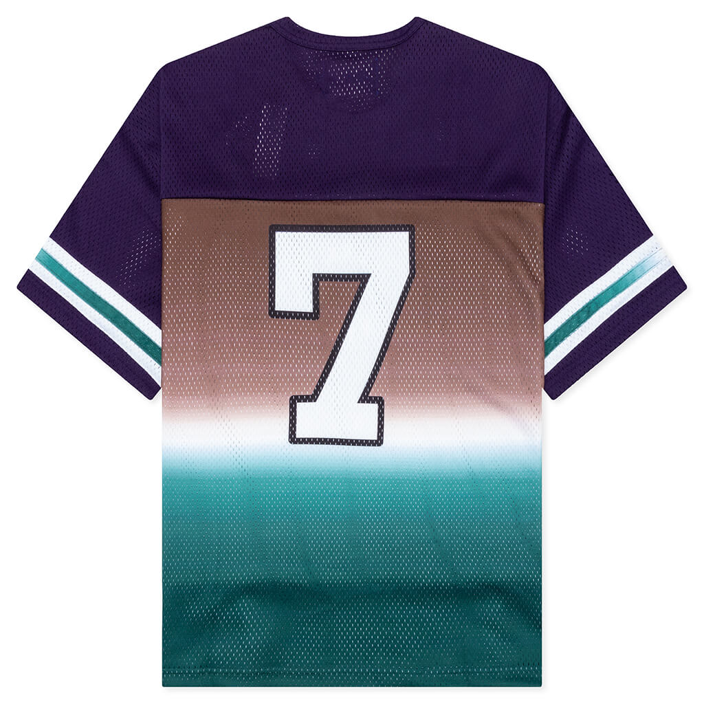 Mesh Football Jersey - Brown Multi - Image 2