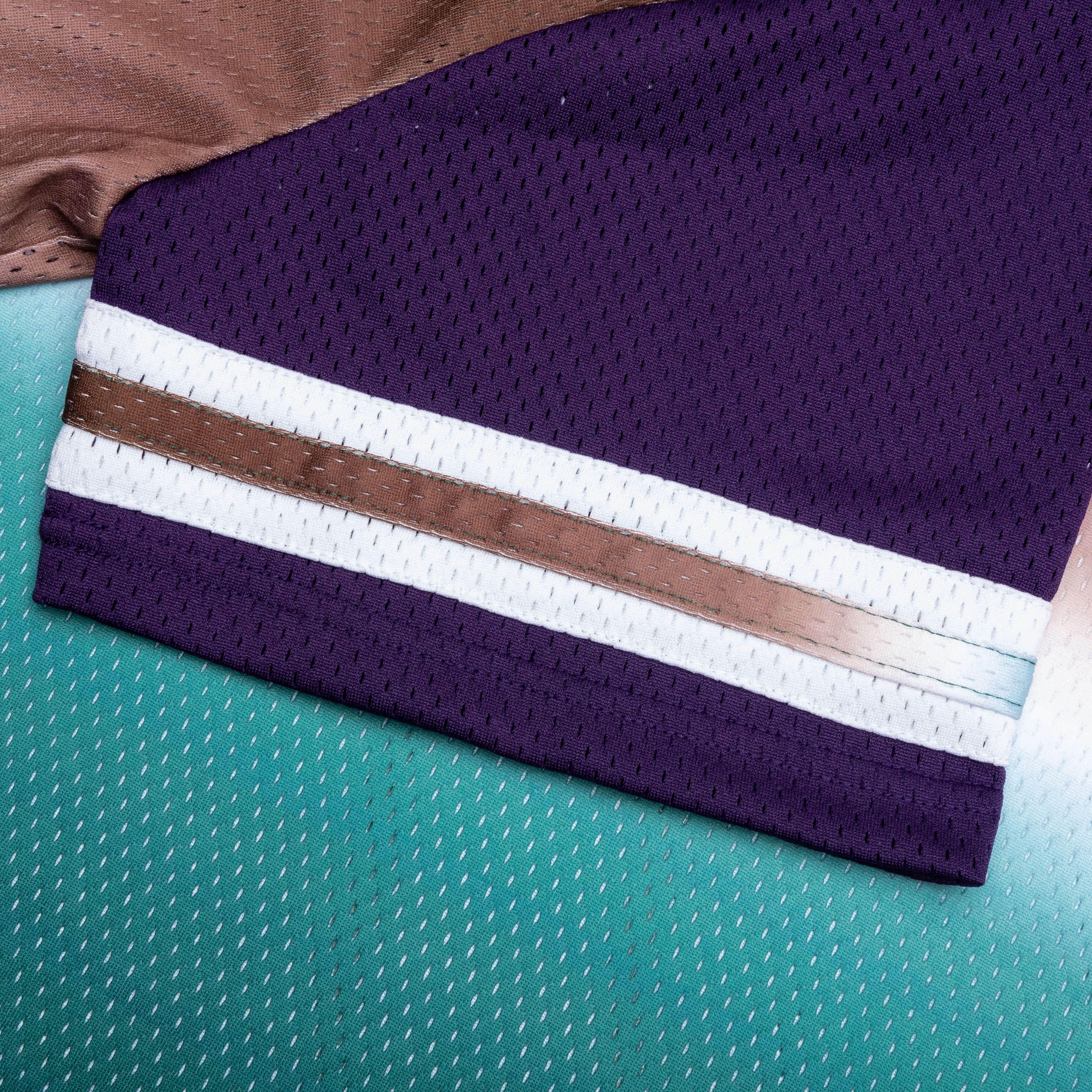 Mesh Football Jersey - Brown Multi - Image 5