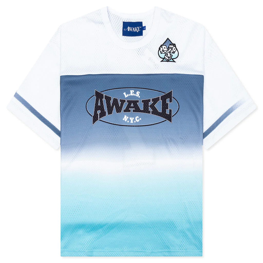 Mesh Football Jersey - White Multi