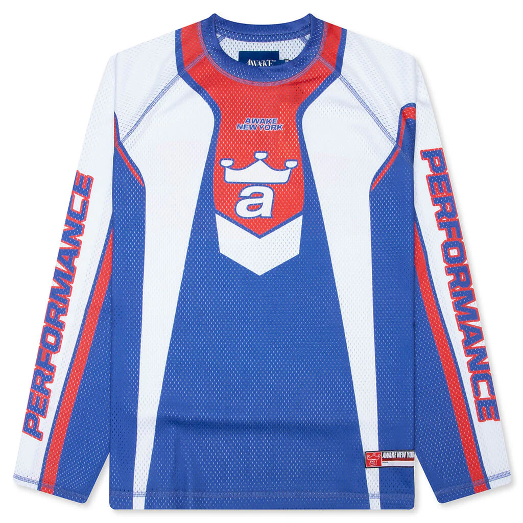 Mesh Racer Jersey - Blue