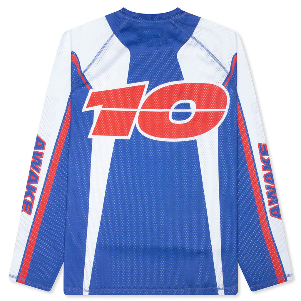Mesh Racer Jersey - Blue - Image 2