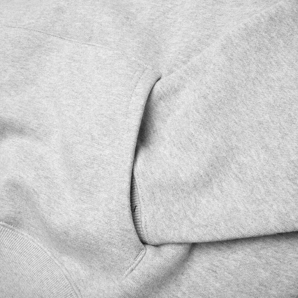Old English Hoodie - Heather Grey - Image 4