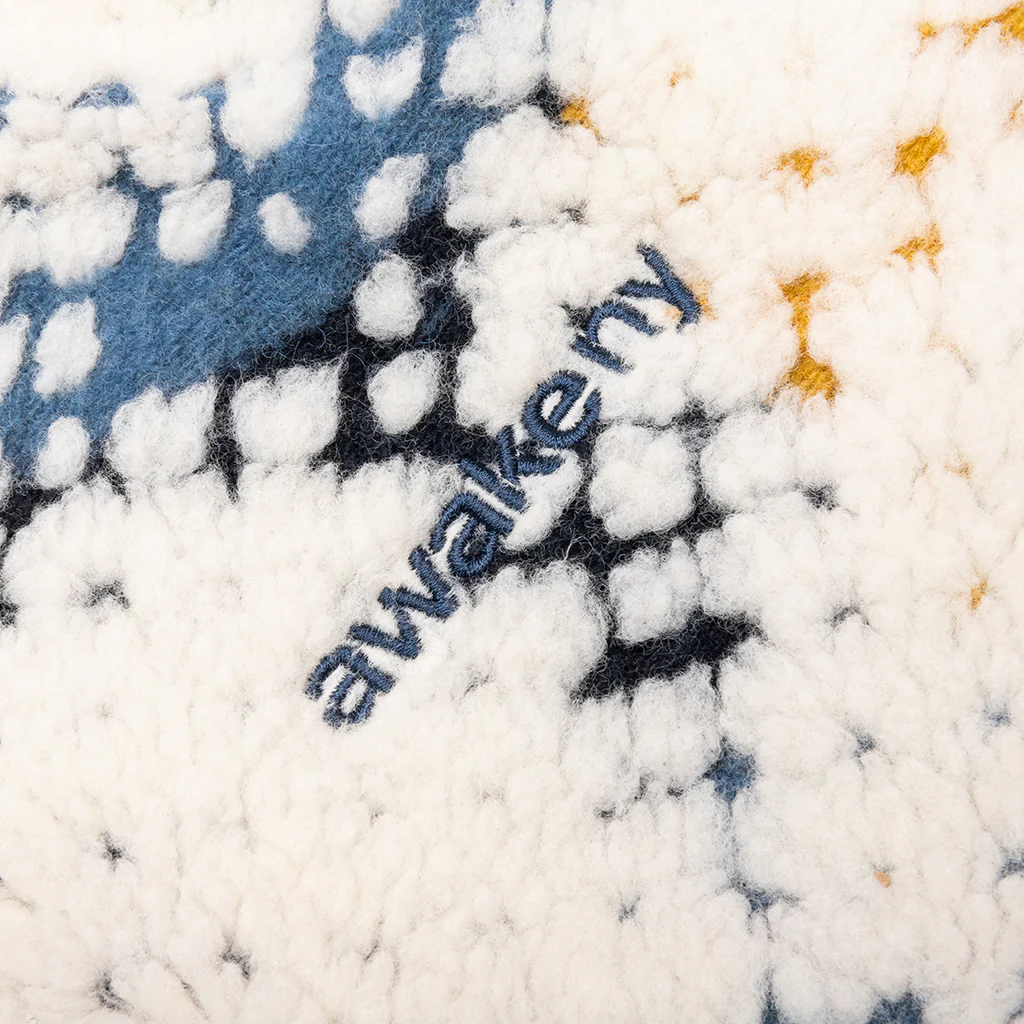 Printed "A" Fleece Sweatshorts - Multi - Image 3