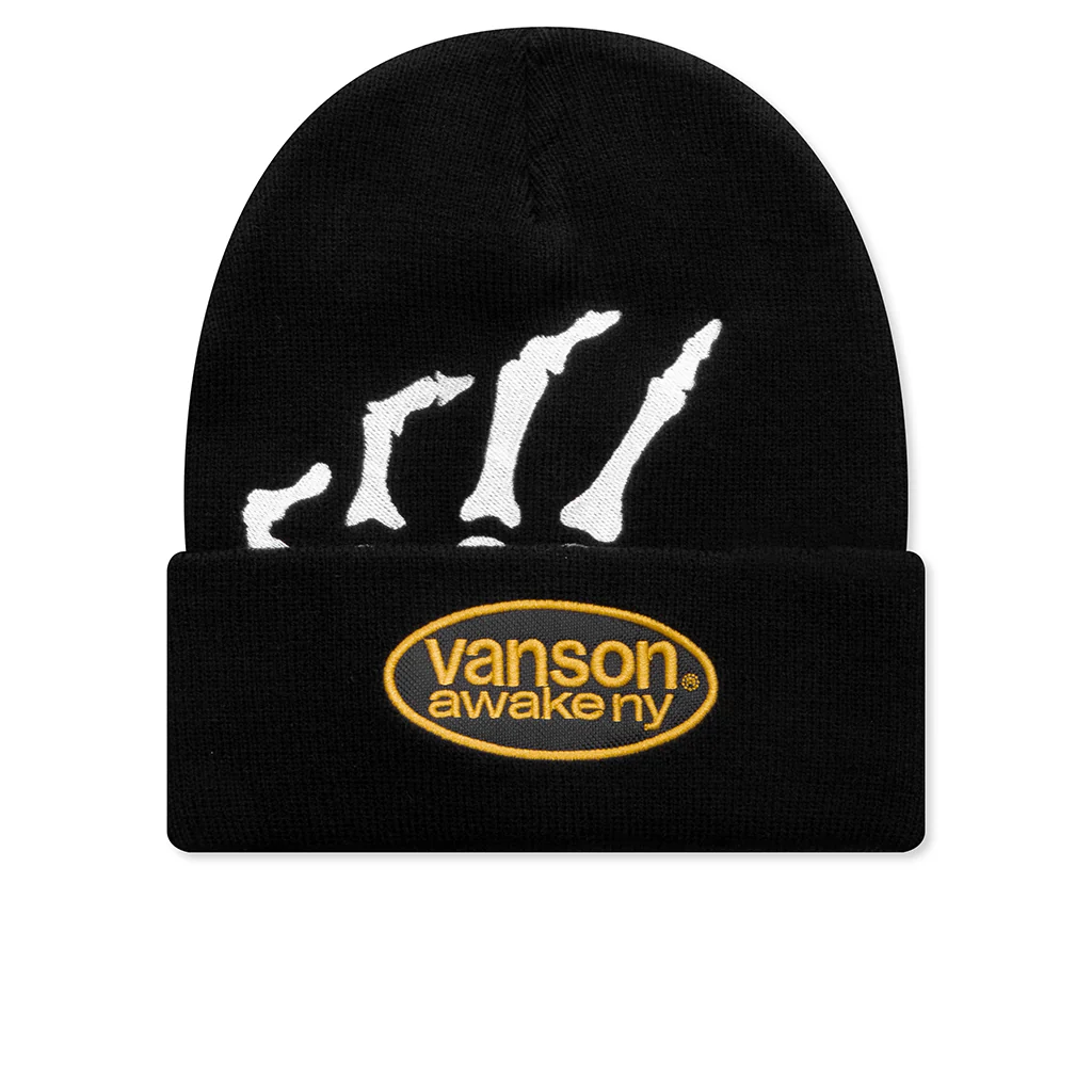 Vanson Bones Beanie - Black