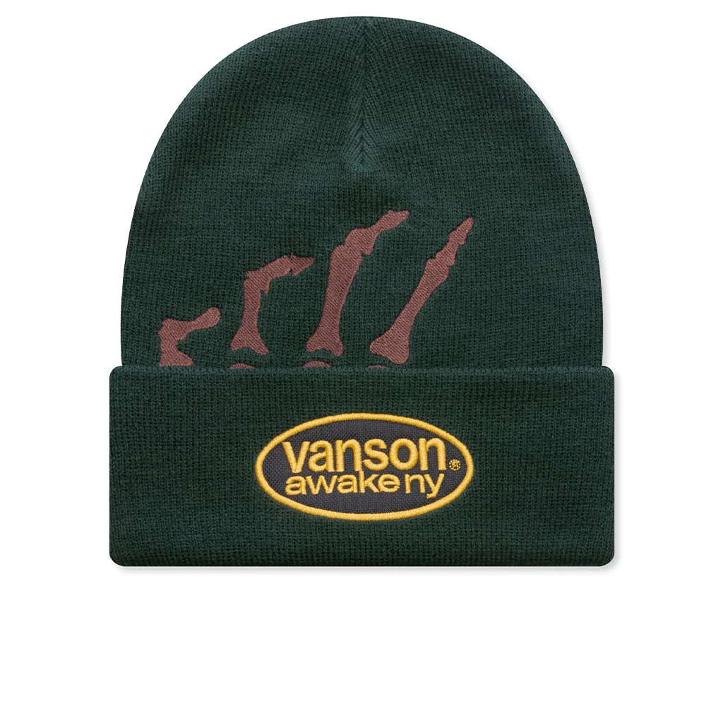 Vanson Bones Beanie - Green