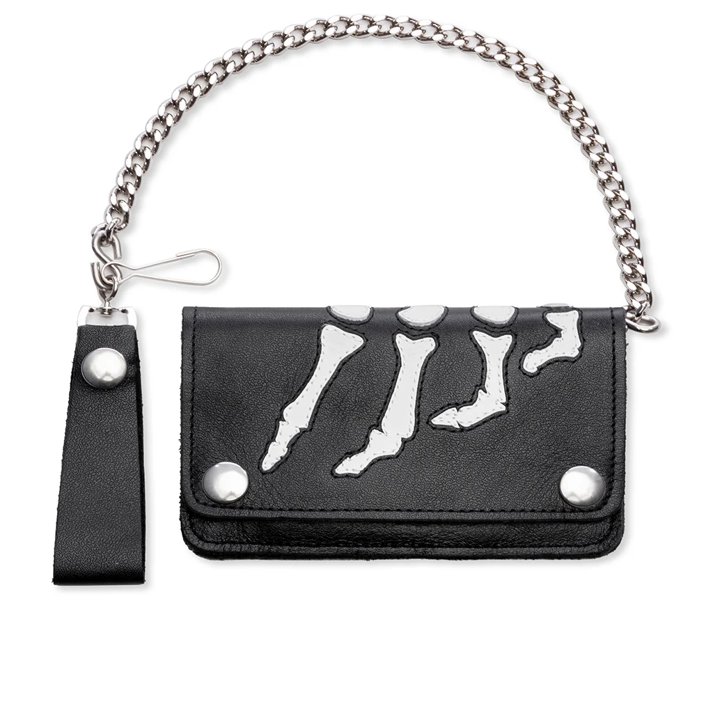 Vanson Bones Chain Wallet - Black - Image 2