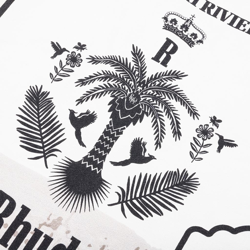 Azur Mirror Tee - Vintage White - Image 4