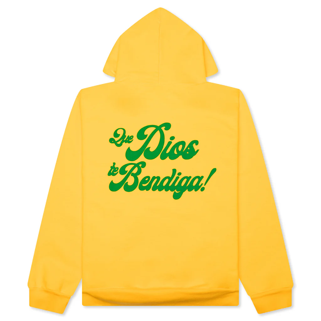 B Logo Hoodie - Yellow - Image 2