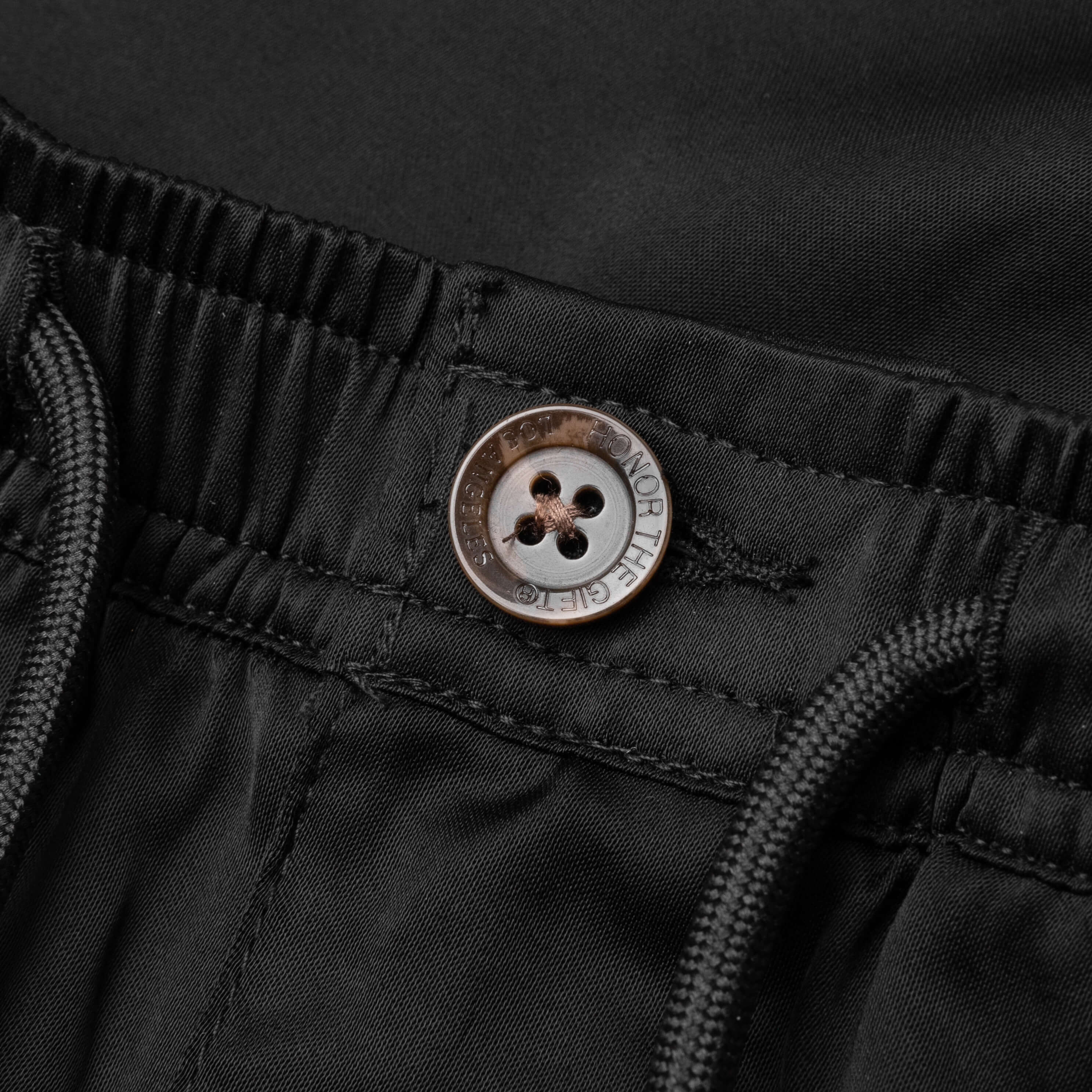 B-Summer Blanket Stitch Short - Black - Image 3