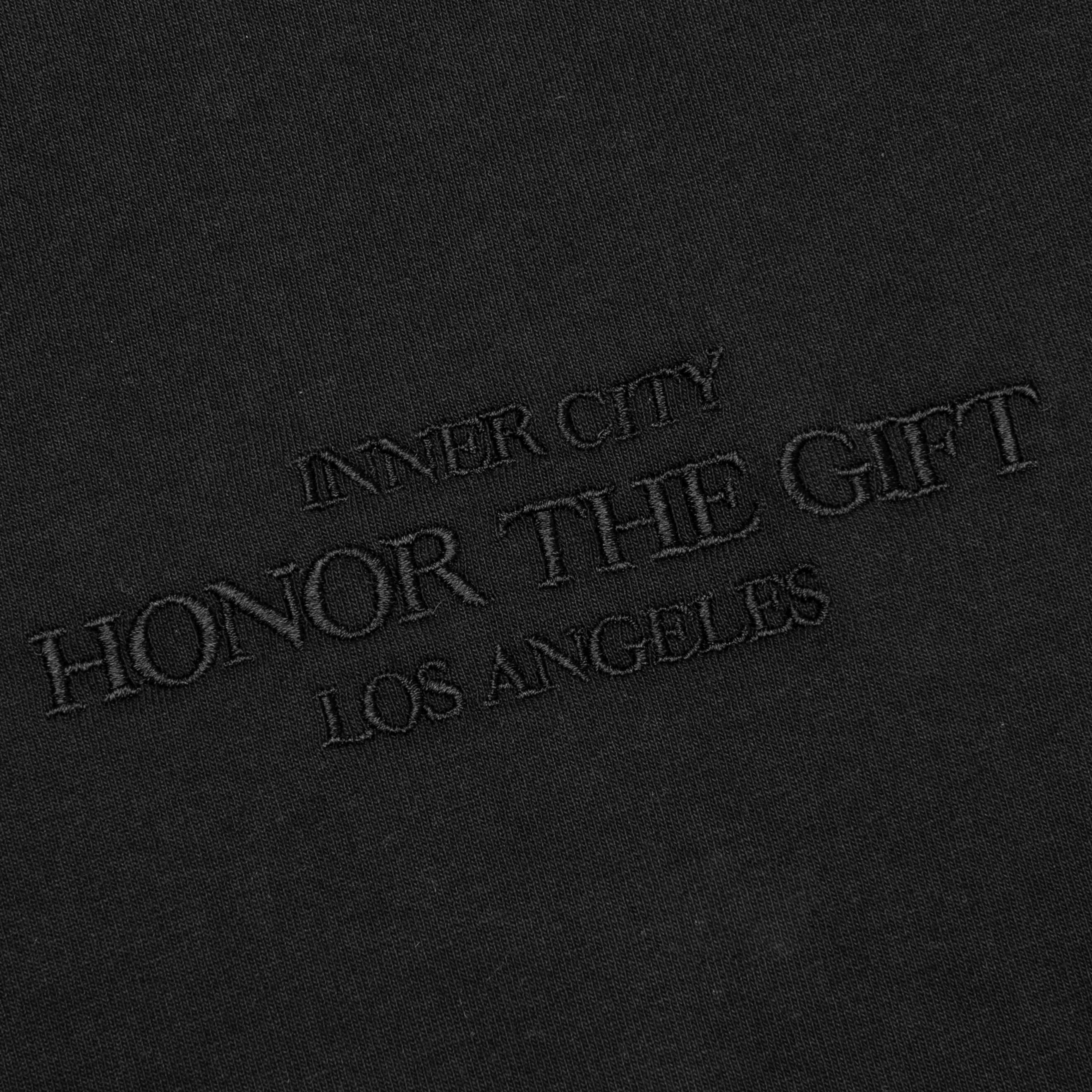 B-Summer Embroidery Box Tee - Black - Image 3