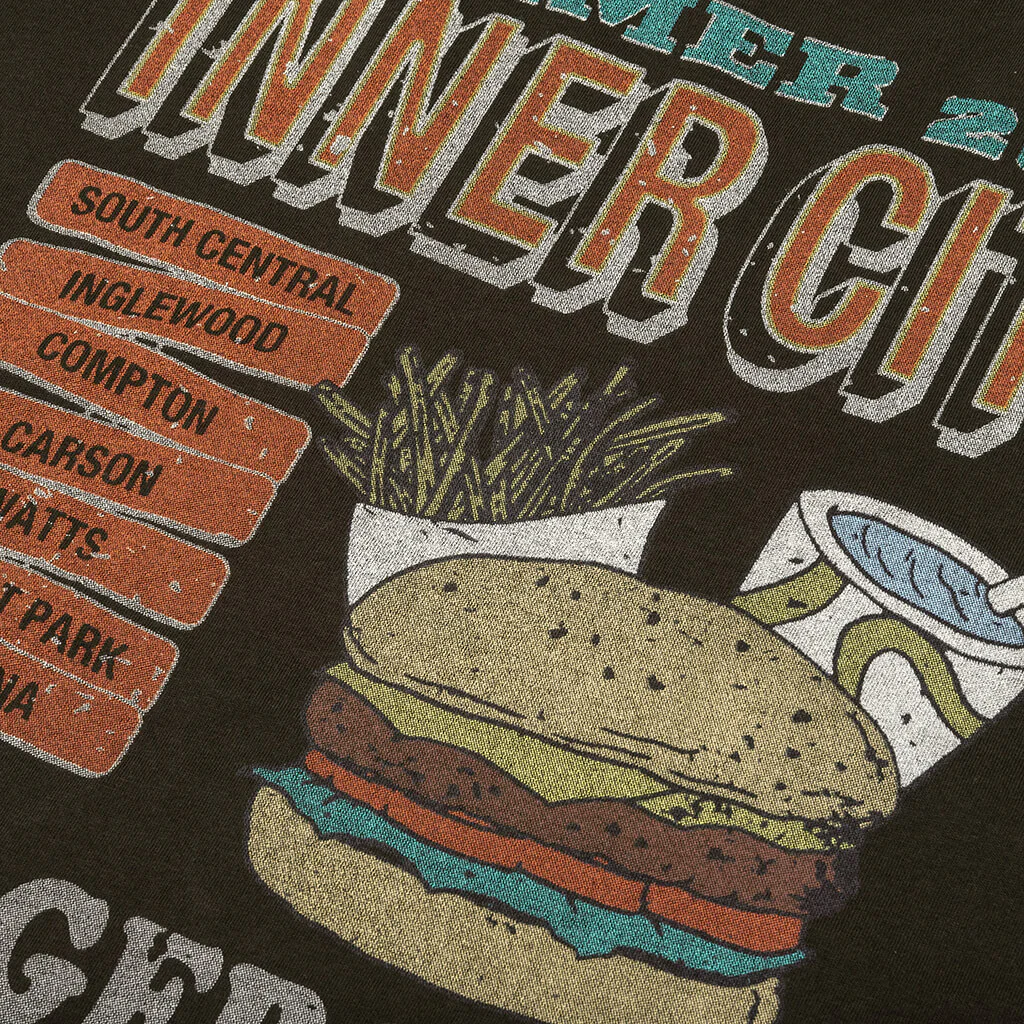 B-Summer HTG Burger S/S Tee - Black - Image 4