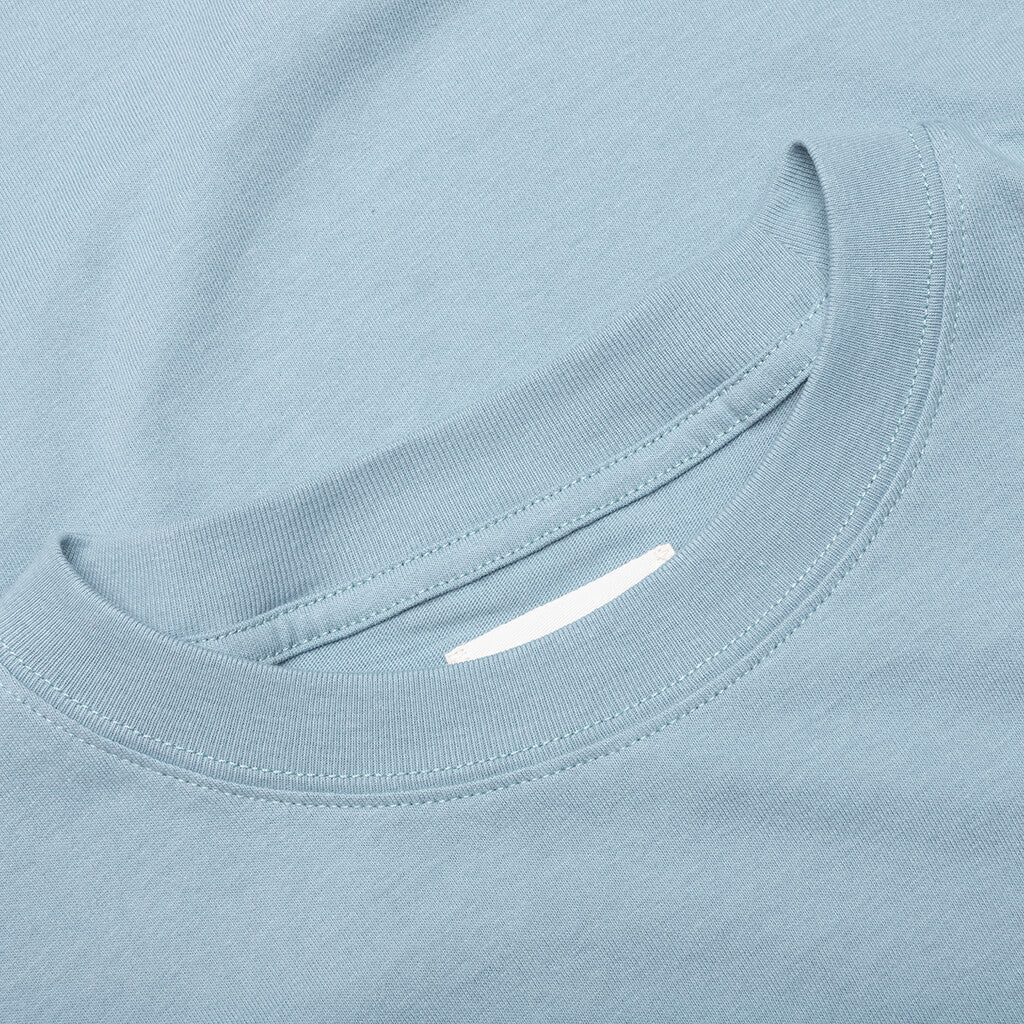 B-Summer HTG Embroidery Logo S/S Tee - Blue - Image 3