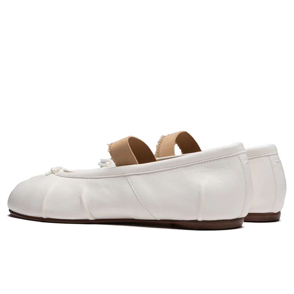 Women's Tabi Elastic Band Mule - Ivory/Nude - Image 3