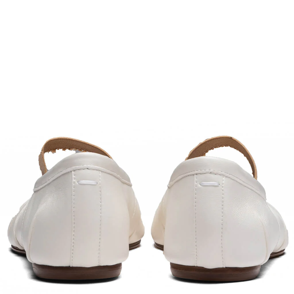Women's Tabi Elastic Band Mule - Ivory/Nude - Image 4