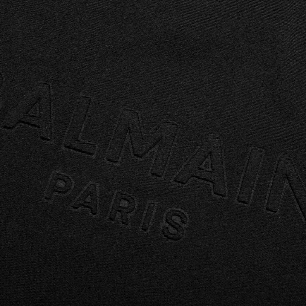 Embossed T-Shirt - Black - Image 3