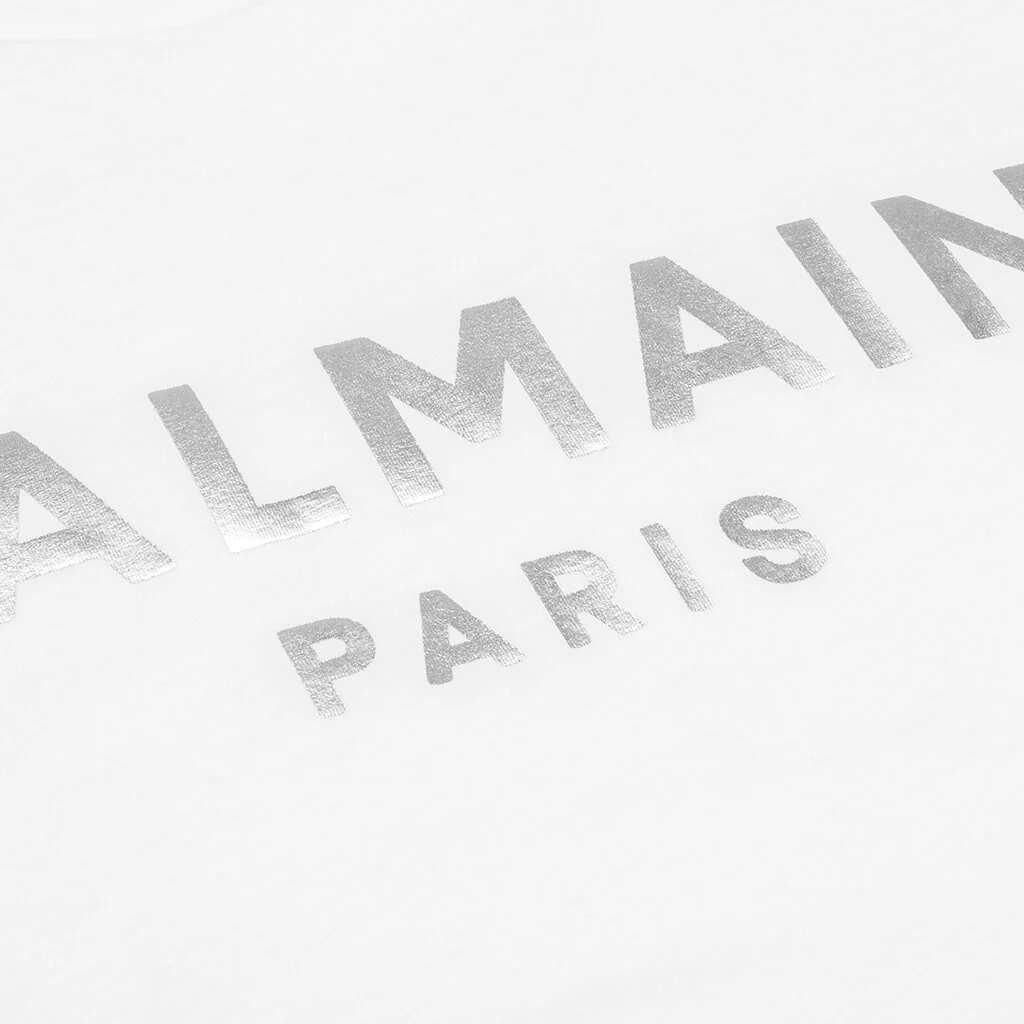 Foil T-Shirt - Blanc/Argent - Image 3
