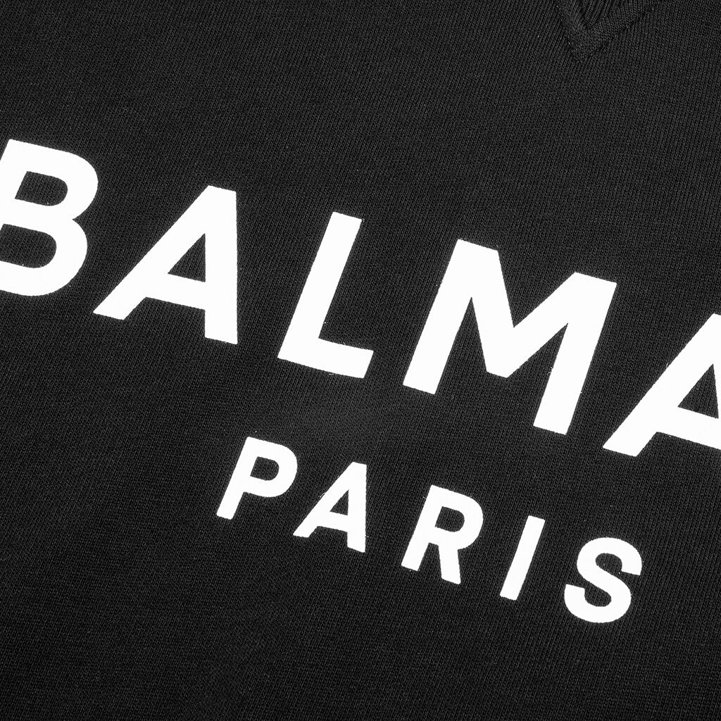 Printed Sweatshirt - Black/White - Image 3