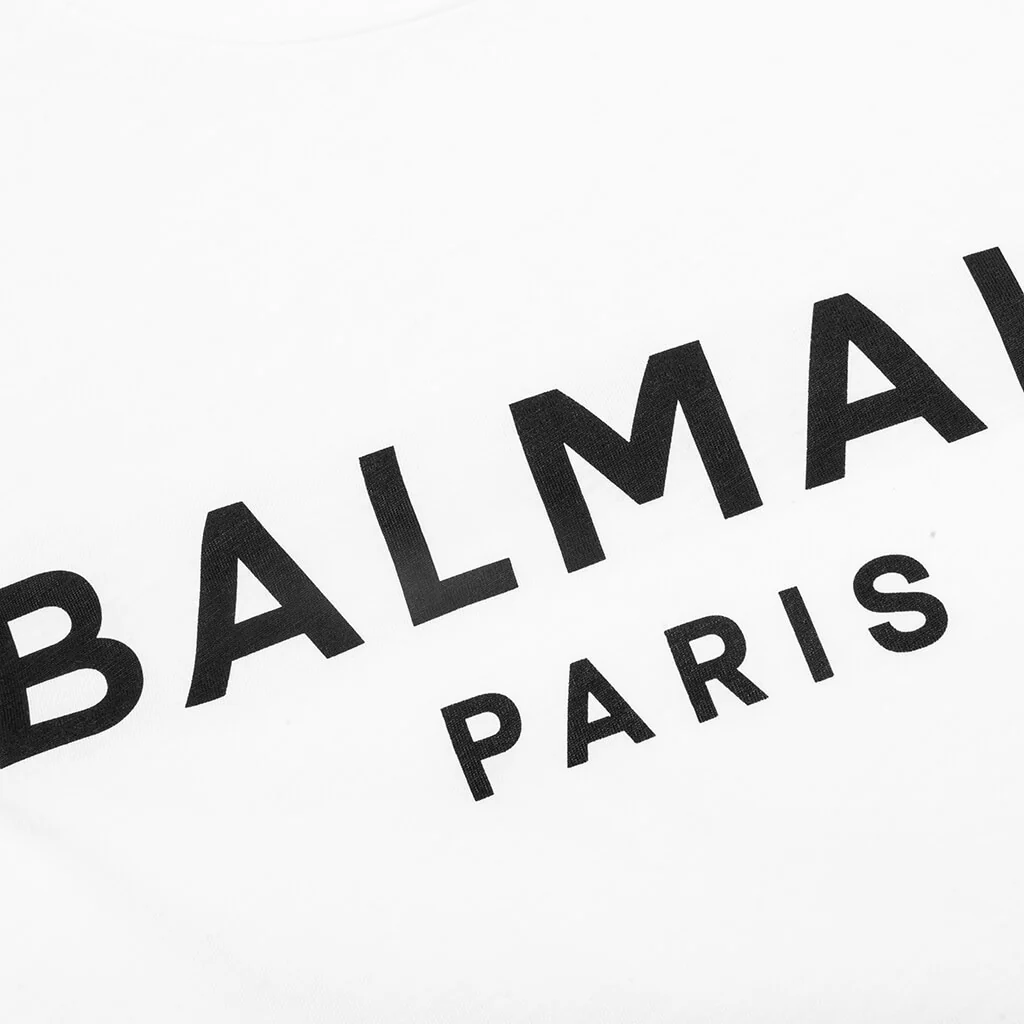 Printed T-Shirt - Black/White - Image 3