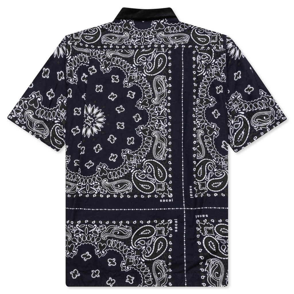 Bandana Print Shirt - Navy - Image 2