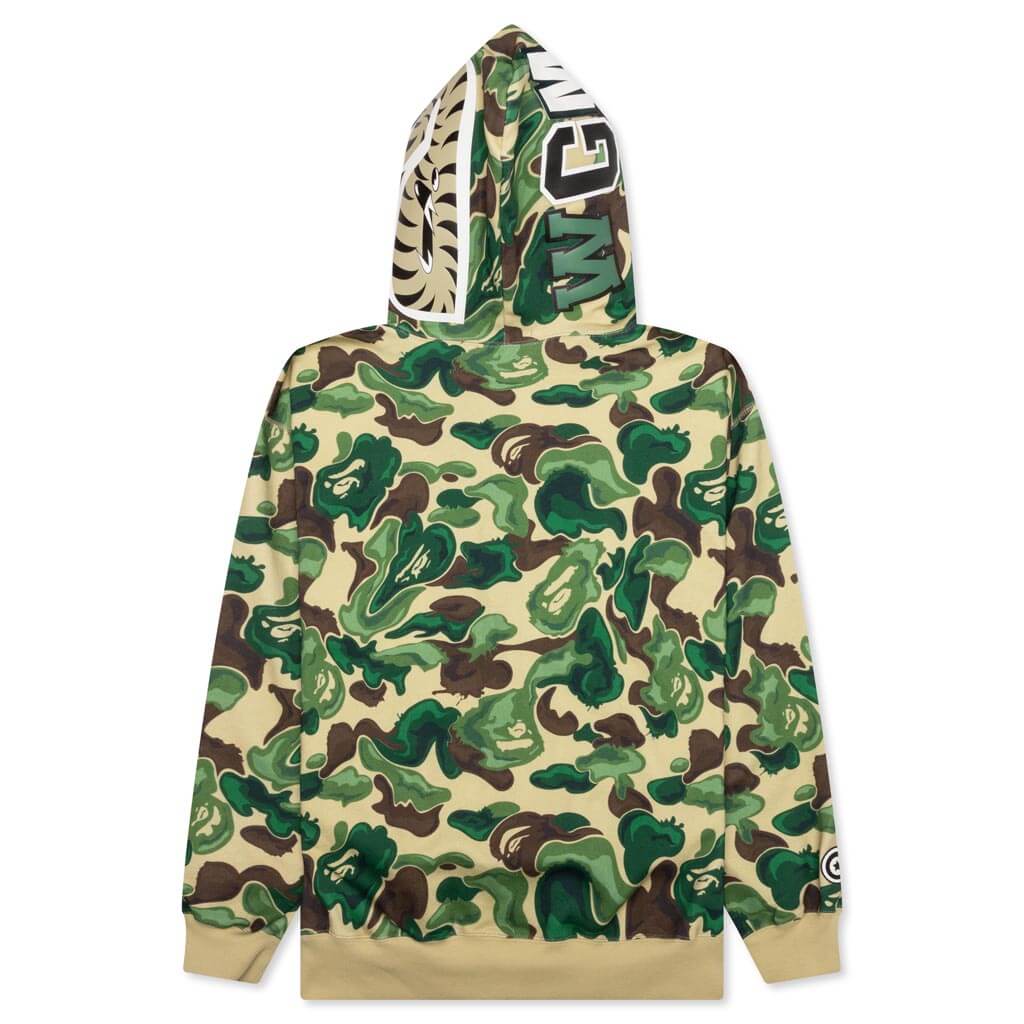 Bape Art Camo Shark Hoodie - Green - Image 2