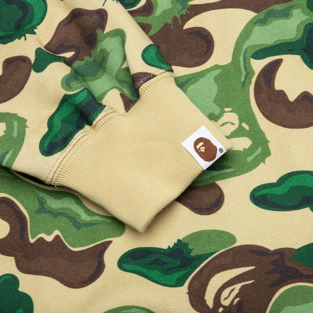 Bape Art Camo Shark Hoodie - Green - Image 3