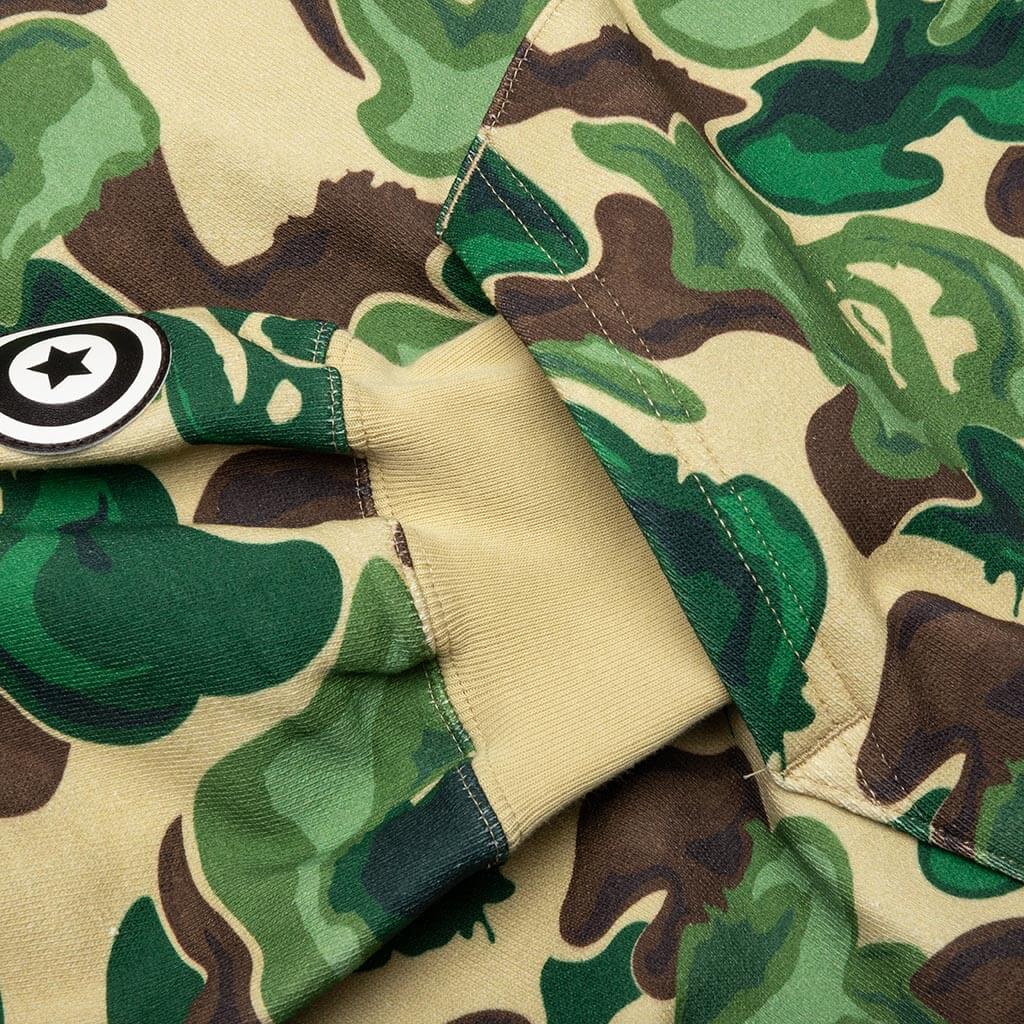 Bape Art Camo Shark Hoodie - Green - Image 7
