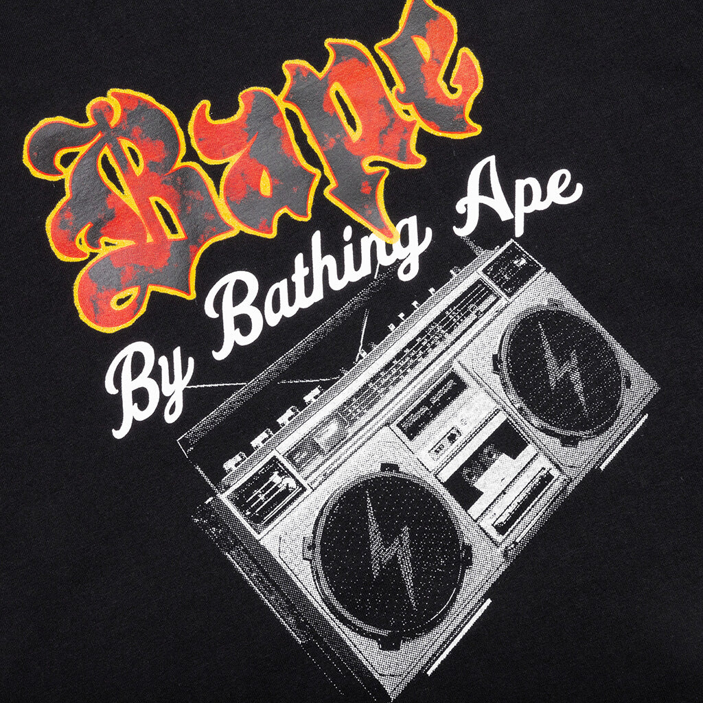 Bape Boombox Tee C - Black - Image 3