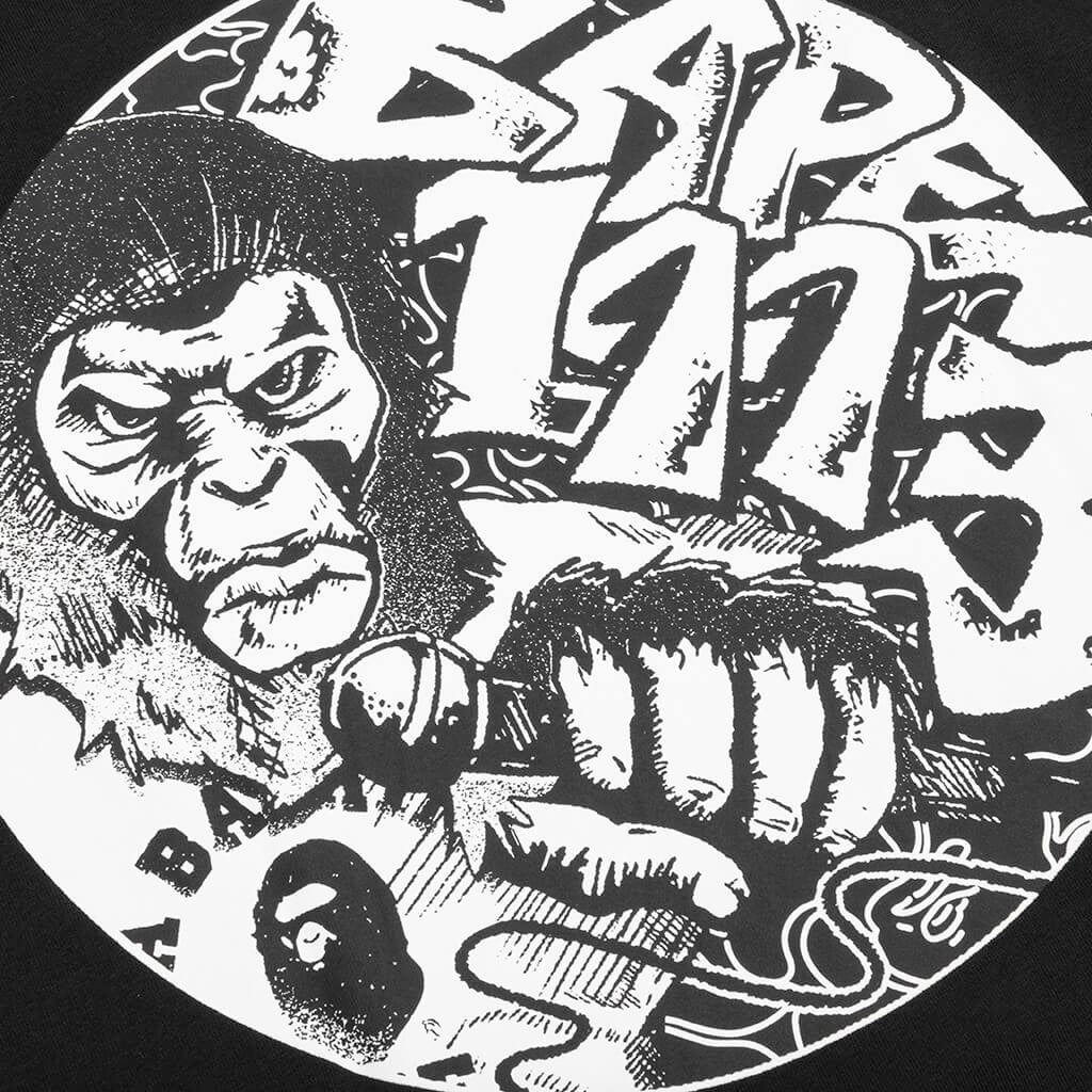 Bape Comics Graphic Tee - Black - Image 4