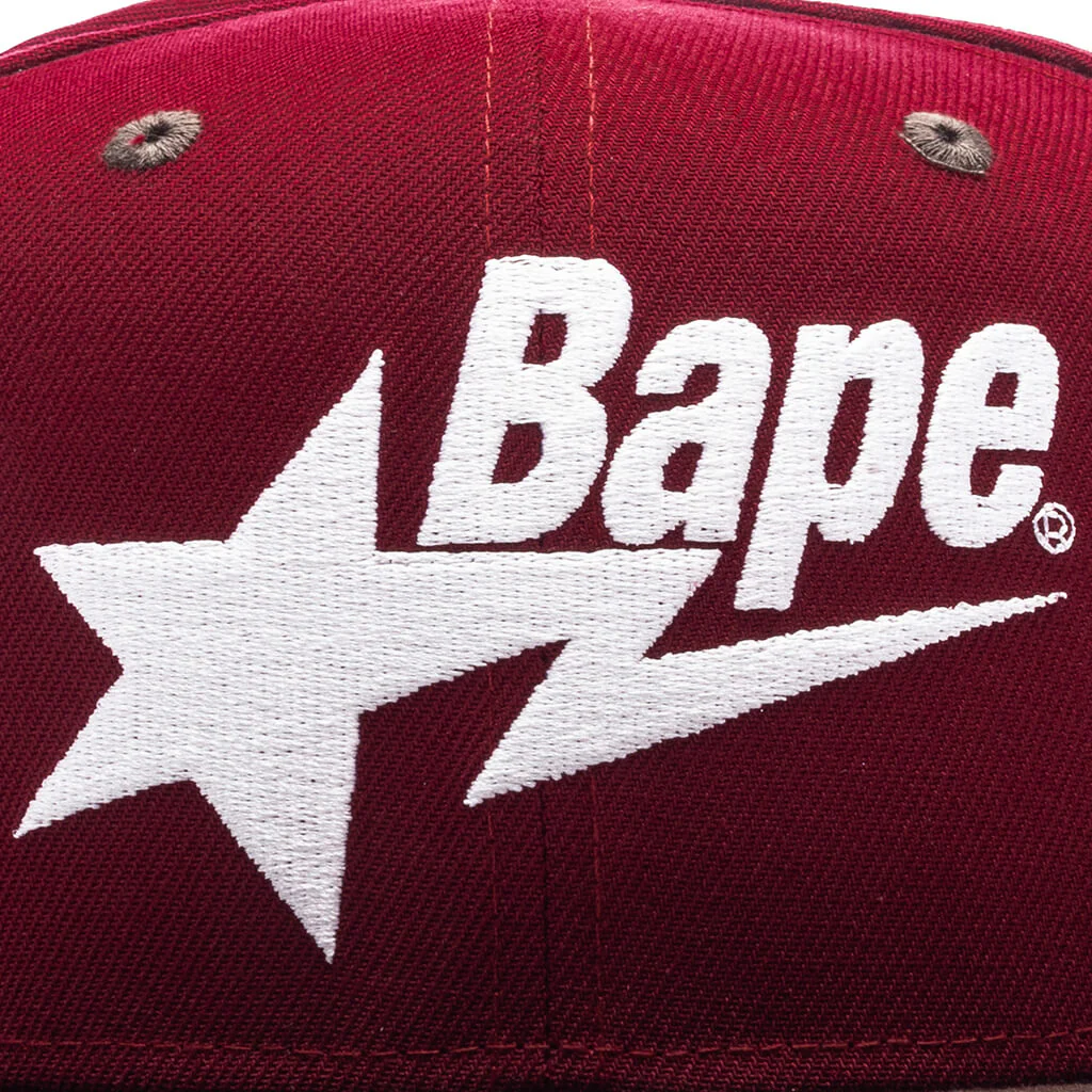 Bapesta New Era 9Fifty Cap - Red - Image 2